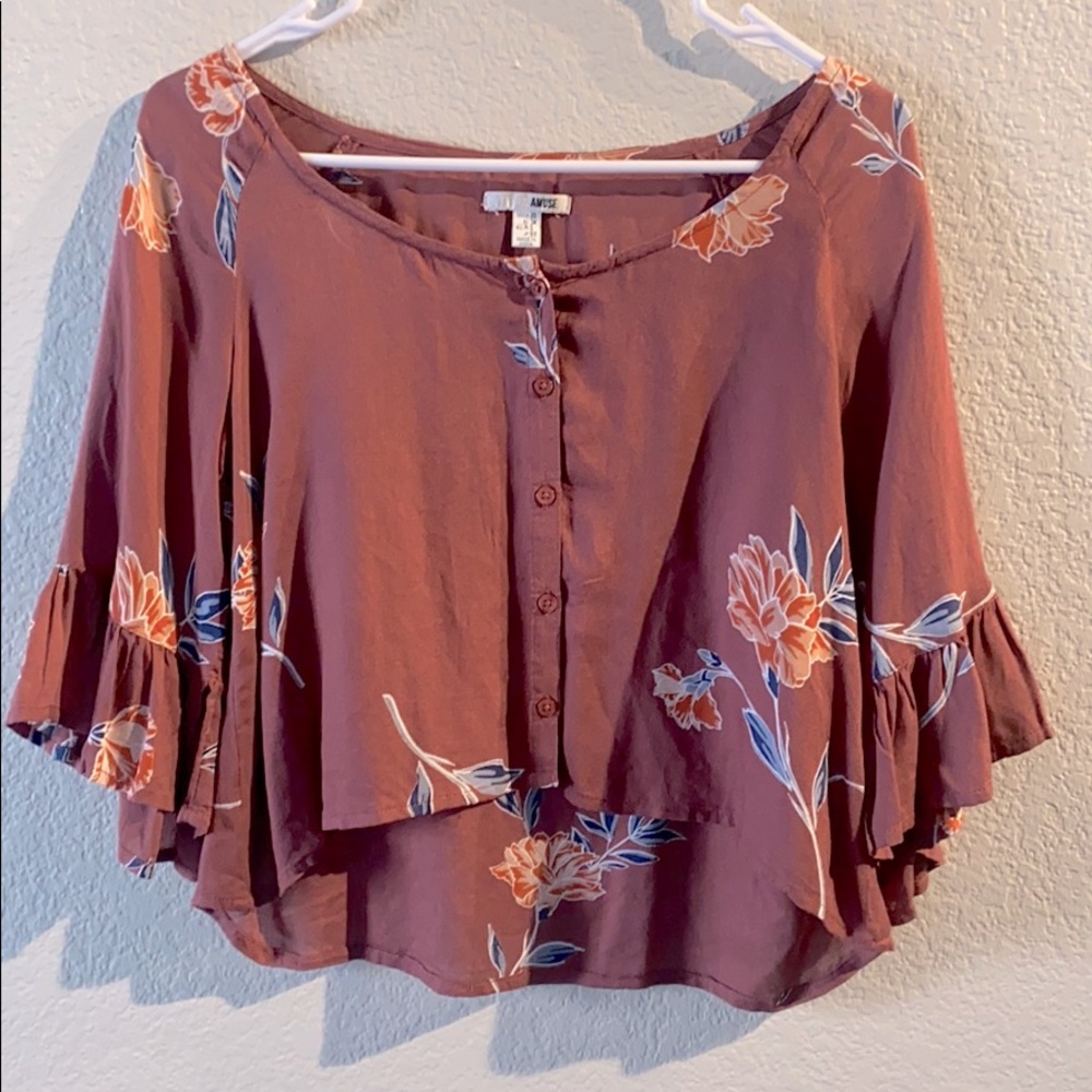 Maroon Blouse
